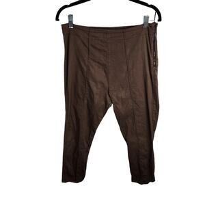 Prairie Underground Crop Cigarette‎ Legging Pant Brown Women's Large